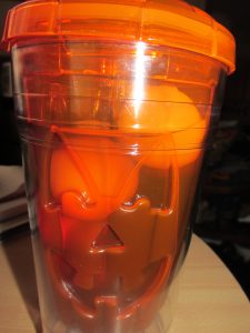 spooky skull cup