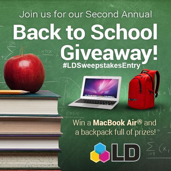 Back to School Giveaway with LD Products
