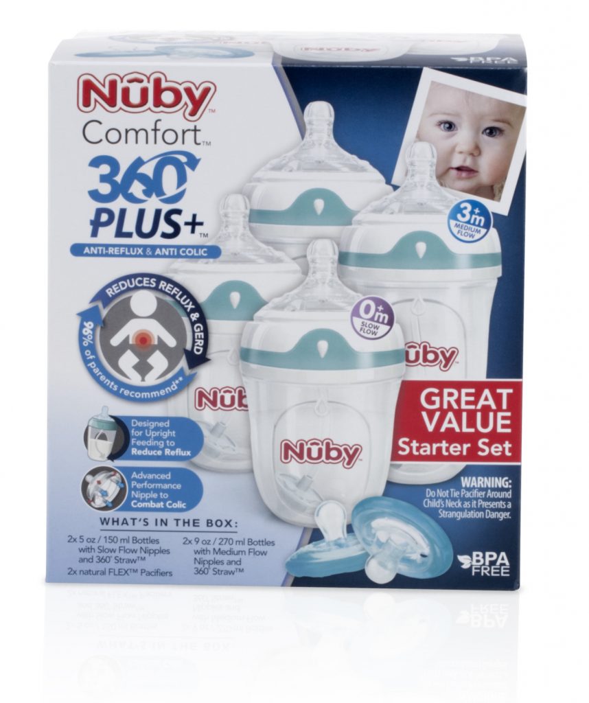 Nuby Comfort 360 Plus+ Starter Kit