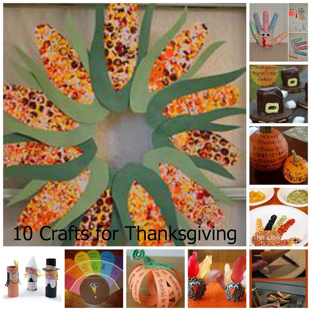10 Crafts for Thanksgiving