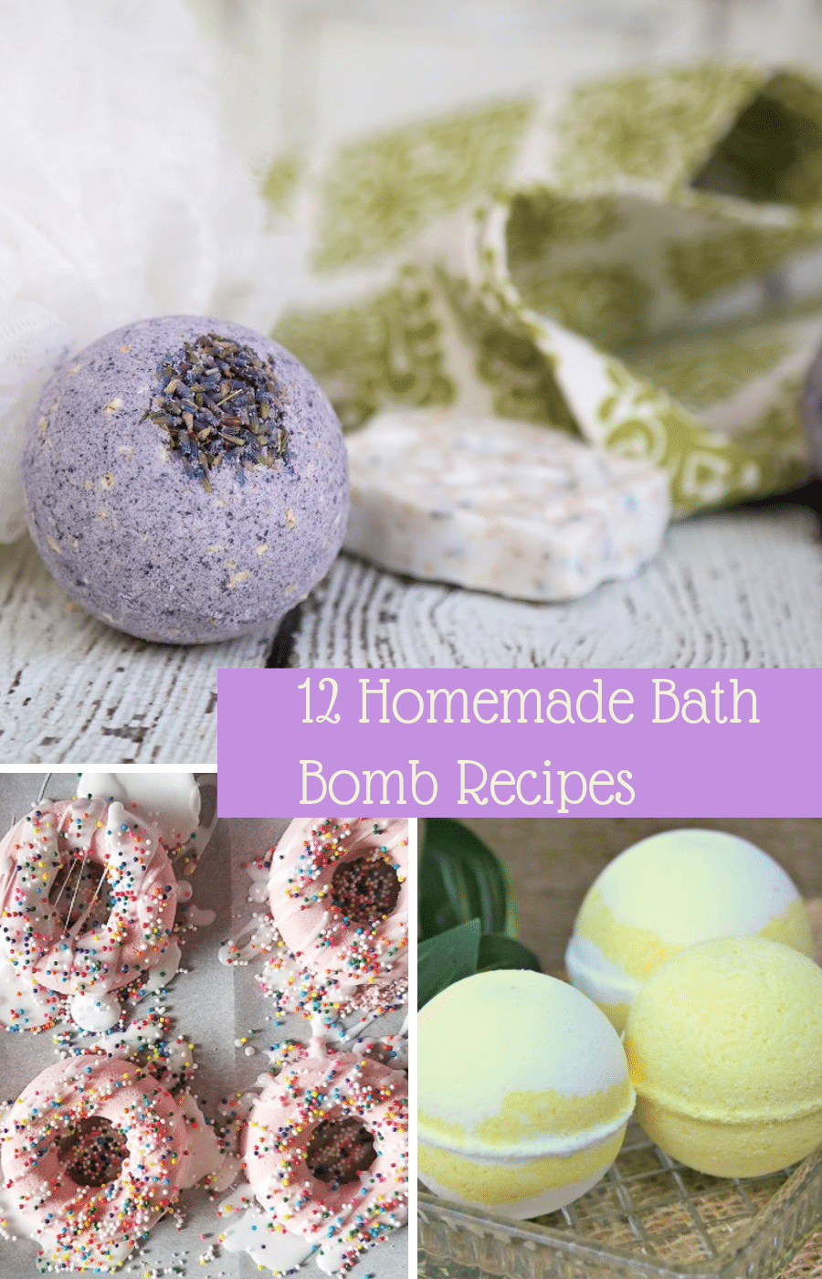 12 Awesome Homemade Bath Bomb Recipes