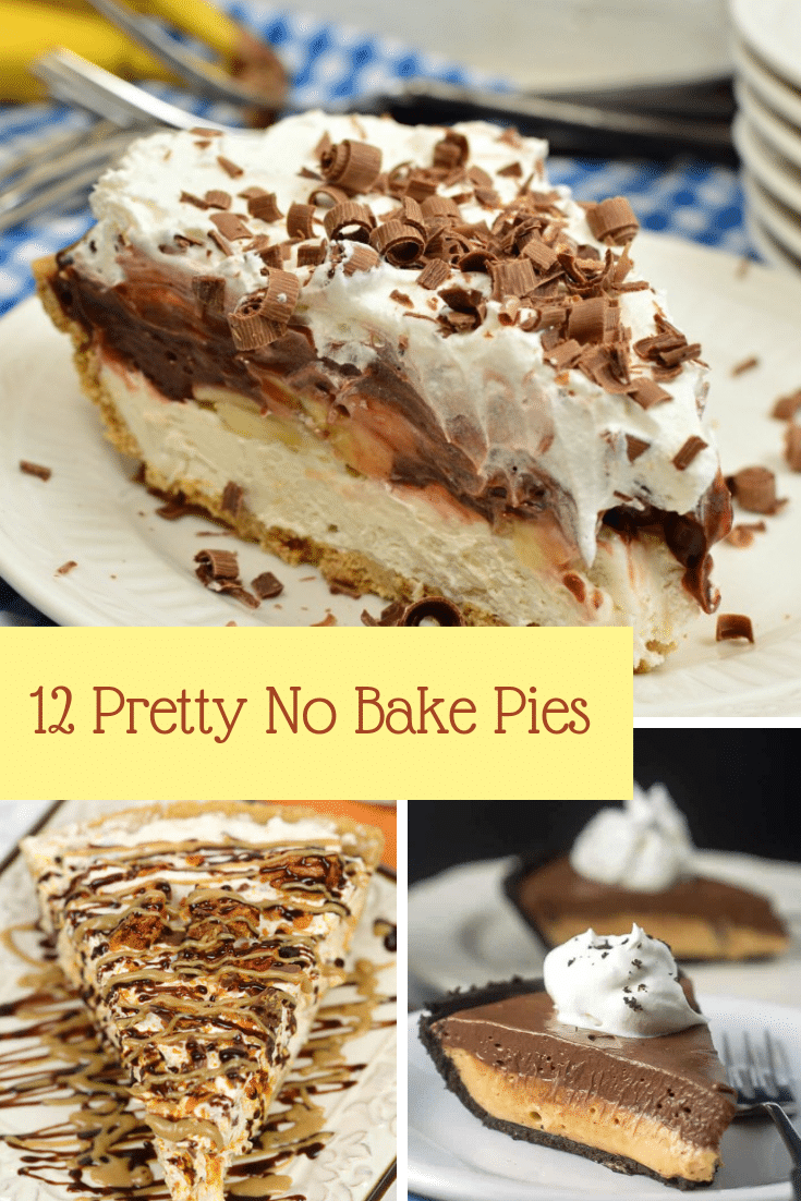 12 Pretty No Bake Pies