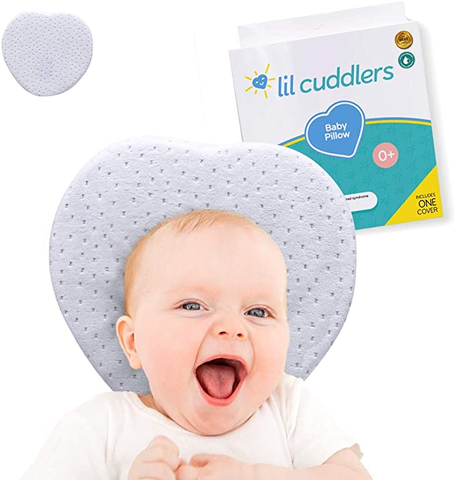 Baby Head Shaping Pillow + Free Cover by Lil Cuddlers